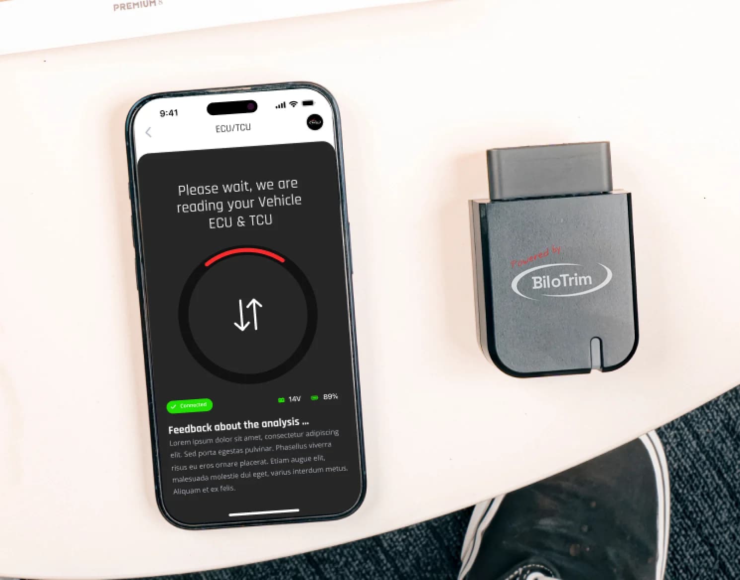 Motoroptimering via mobilapp